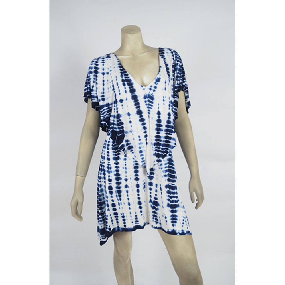 New Gypsy tied dye dress layered large